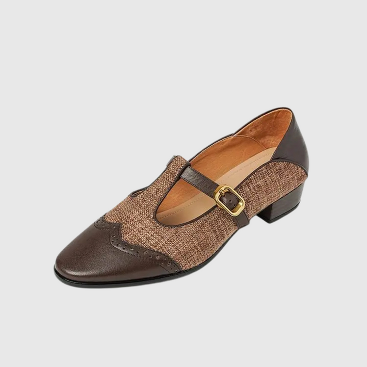Sophie – Classic Buckle Vintage Shoes