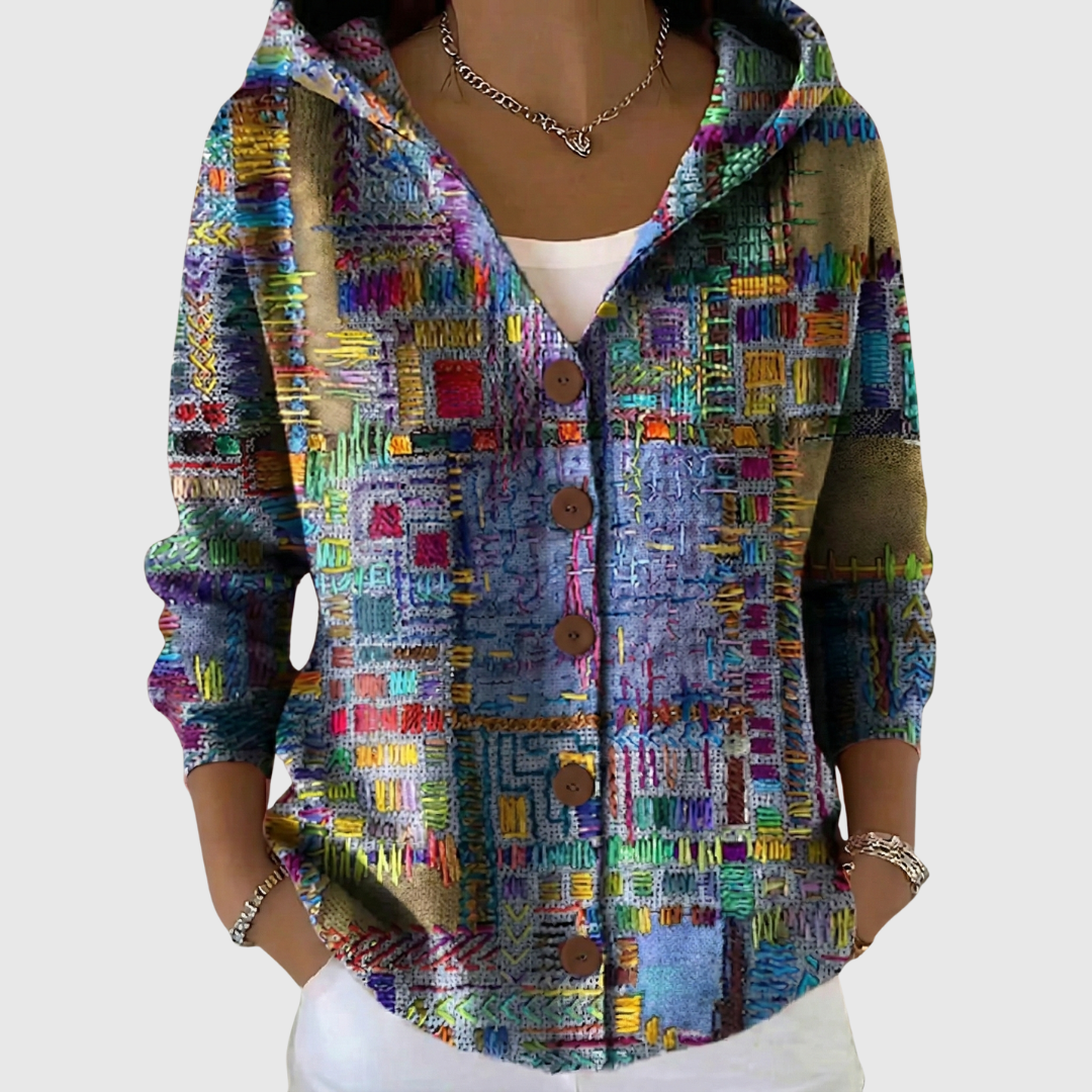 Hooded Knitted Cardigan
