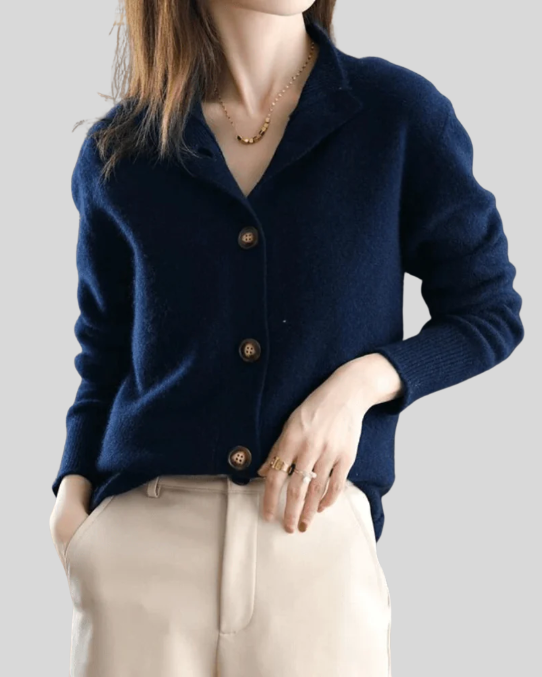 Luna | Retro-Style Cashmere Gilet