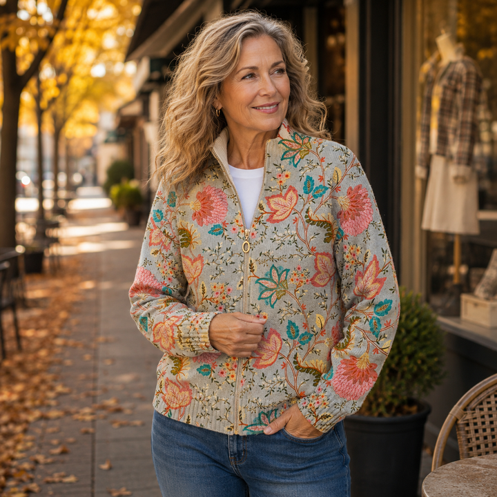 Hailey - Retro Floral Garden Design