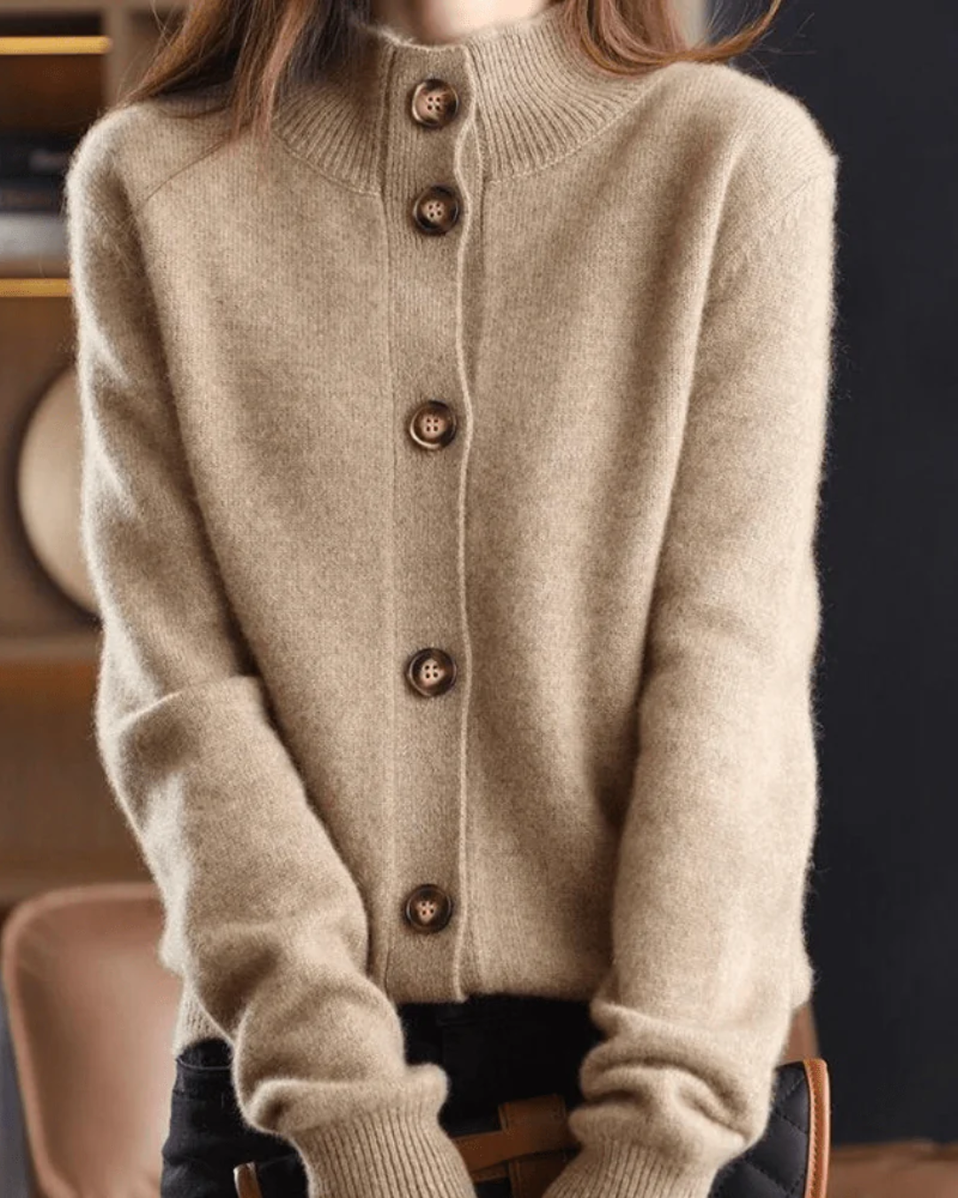 Luna | Retro-Style Cashmere Gilet