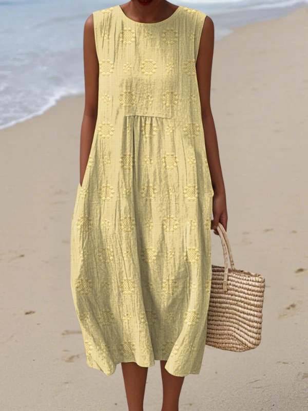 Beatrice | Embroidered Detail Midi Dress
