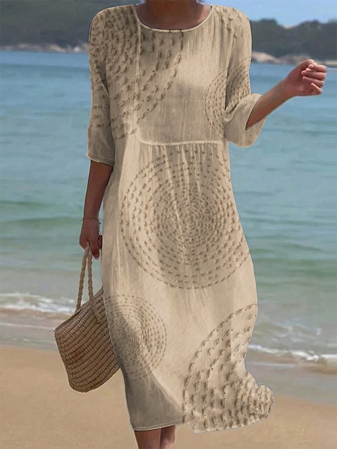 Clémence | Casual Embroidered Dress