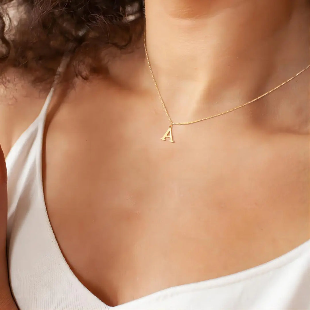 Personalized Initials Necklace by Liebesbuchstaben
