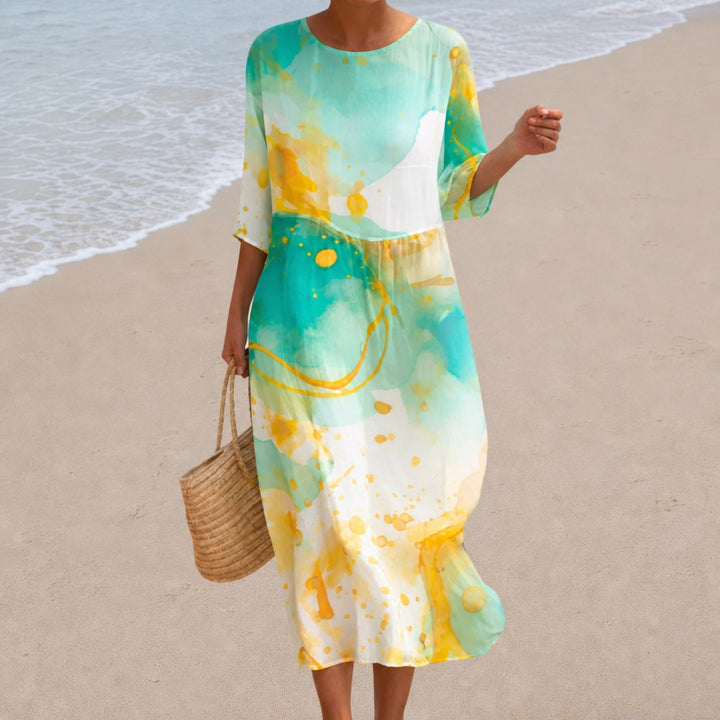 Mireille - Long, flowing, chic and comfortable dress