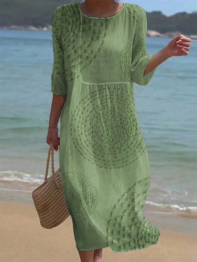 Clémence | Casual Embroidered Dress