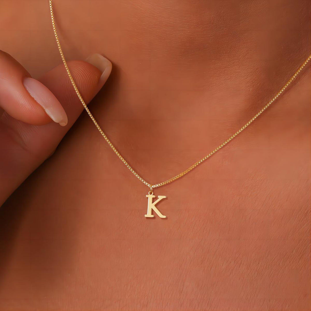 Personalized Initials Necklace by Liebesbuchstaben