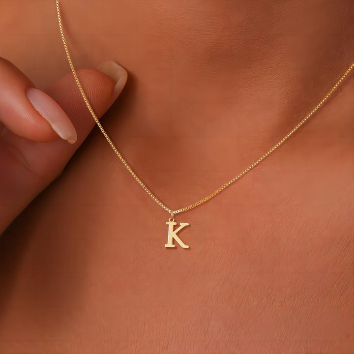 Personalized Initials Necklace by Liebesbuchstaben