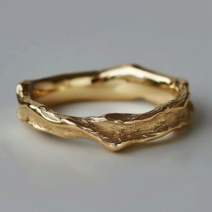 Antique Forged Gold Ring
