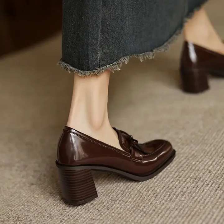Klara – Stylish Loafer Heels