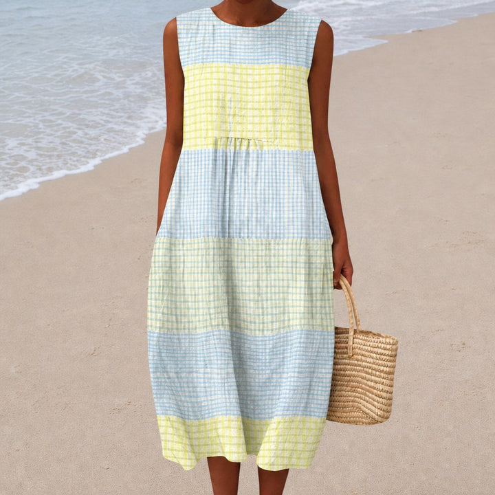 Aurélie - Comfortable Summer Dress Without Sleeves