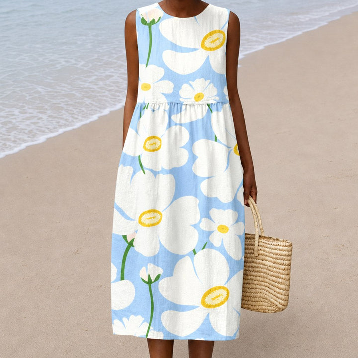 Loïc - Comfortable Summer Dress Without Sleeves