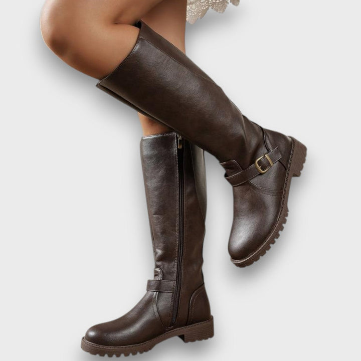 Avery | Low-Heel Riding Boots