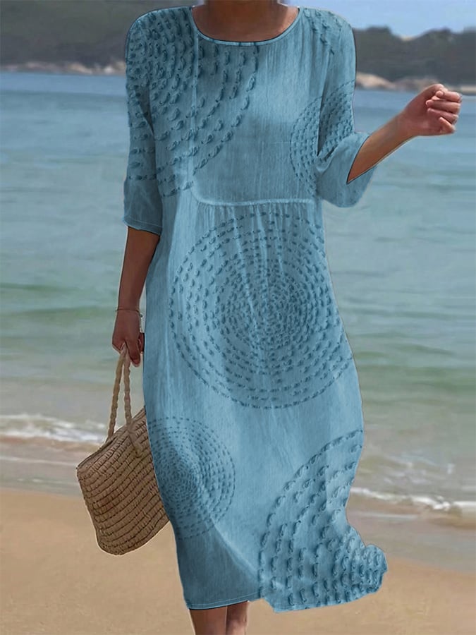 Clémence | Casual Embroidered Dress