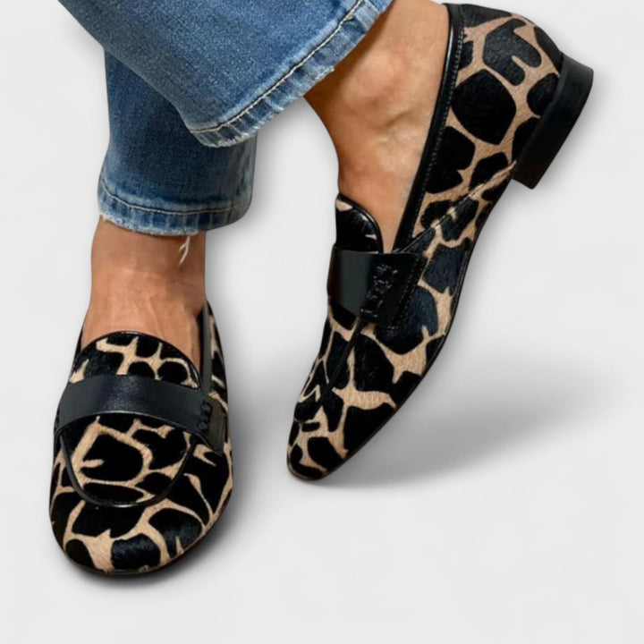Stientje | Leopard-Print Loafers