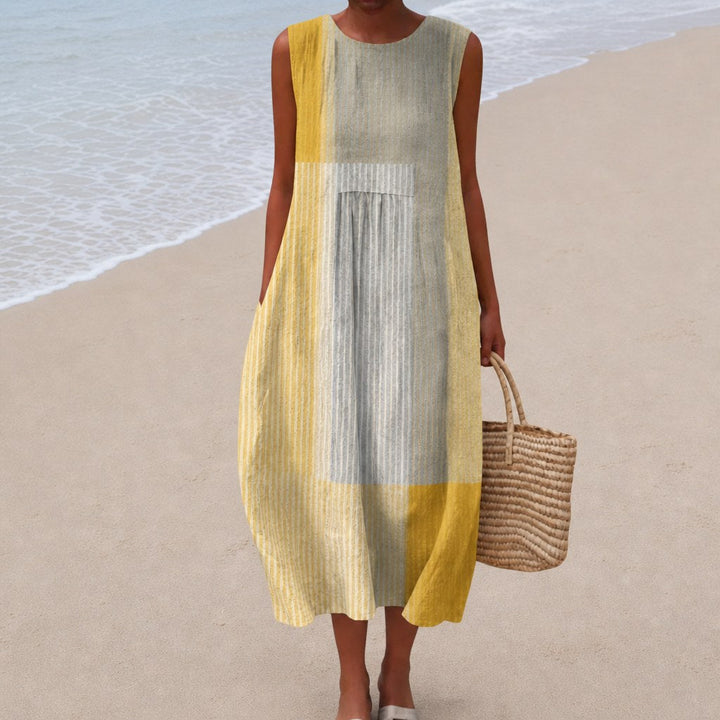 Joy - Comfortable Summer Dress Without Sleeves