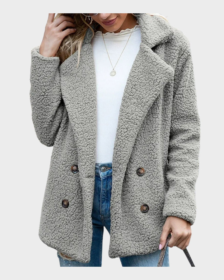 Ada | Cream Teddy Coat