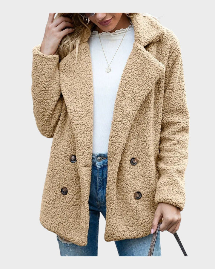 Ada | Cream Teddy Coat