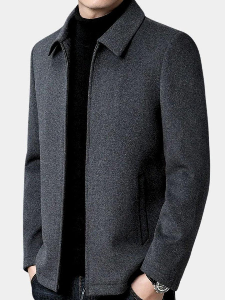 Alec | Collared Zip Jacket
