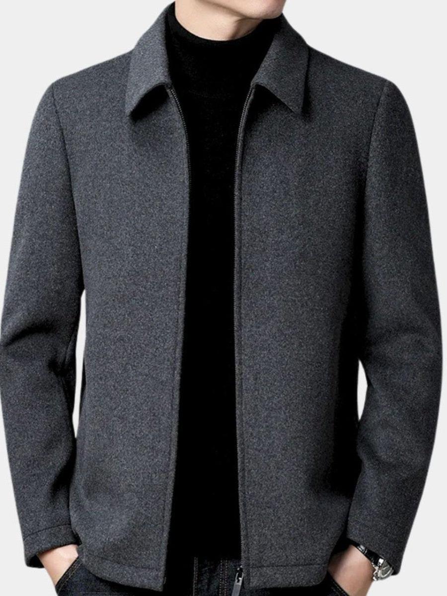 Alec | Collared Zip Jacket