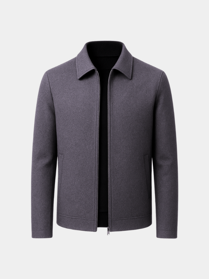 Alec | Collared Zip Jacket