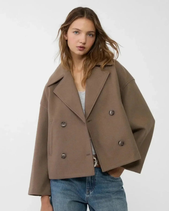 Roberta | Cropped Double-Breasted Jacket
