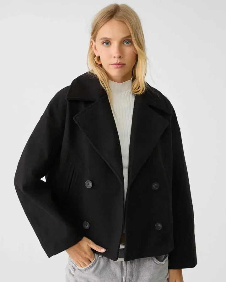 Roberta | Cropped Double-Breasted Jacket