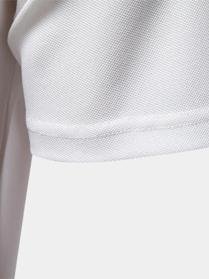 Allan | White Pocket Polo Shirt