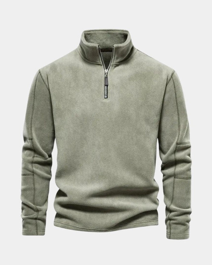 Albert | Beige Half-Zip Jumper