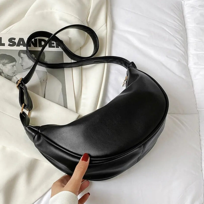 Pastel Leather Bag in Rose