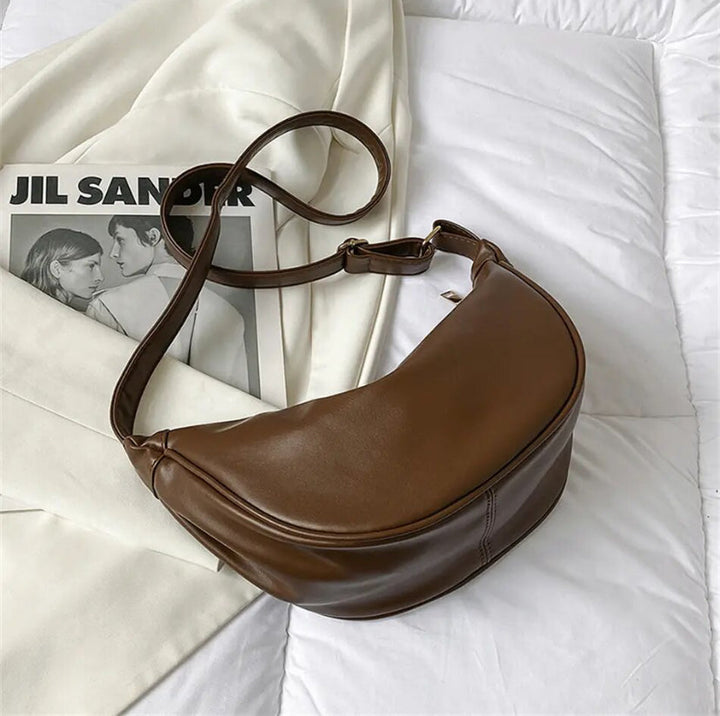 Pastel Leather Bag in Rose