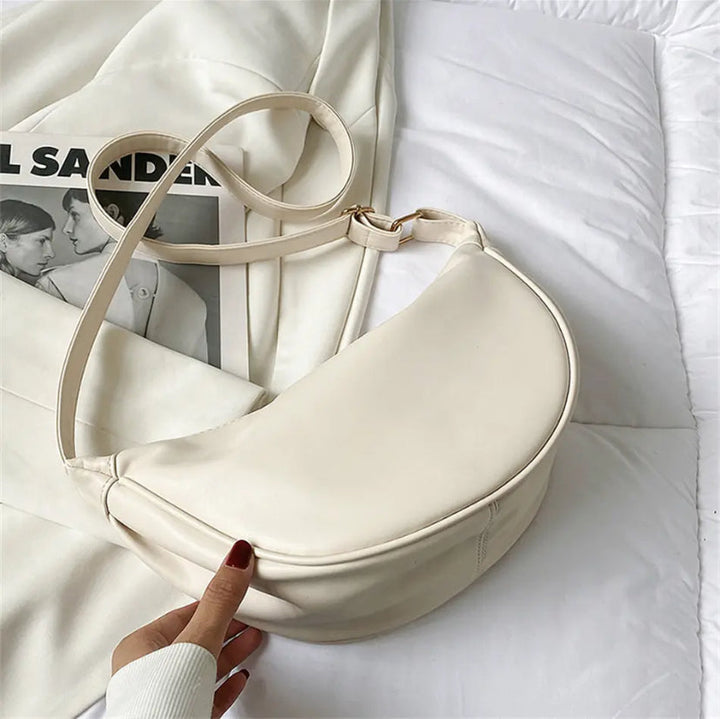 Pastel Leather Bag in Rose
