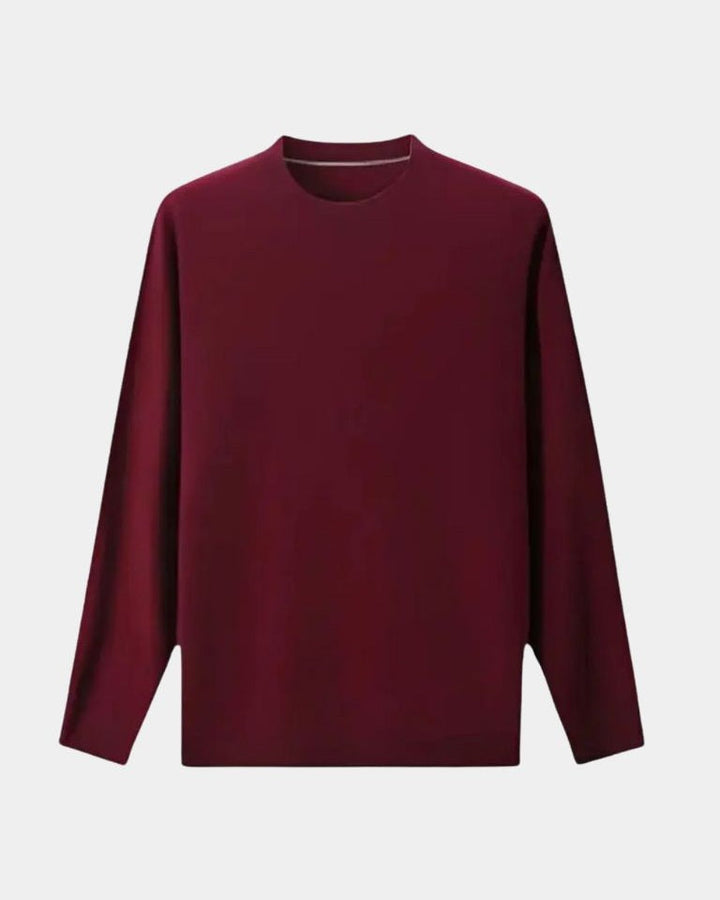 Alistair | Burgundy Crew-Neck Jumper