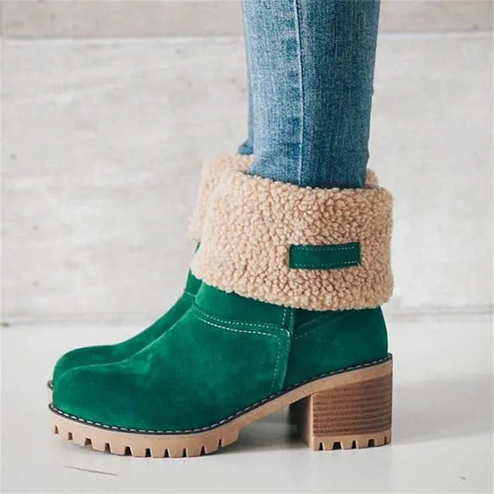 Violet | Fur-Lined Mid-Calf Winter Boots