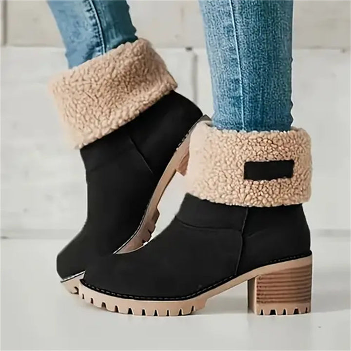 Violet | Fur-Lined Mid-Calf Winter Boots