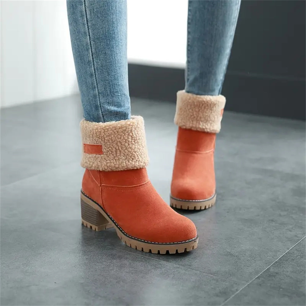 Violet | Fur-Lined Mid-Calf Winter Boots