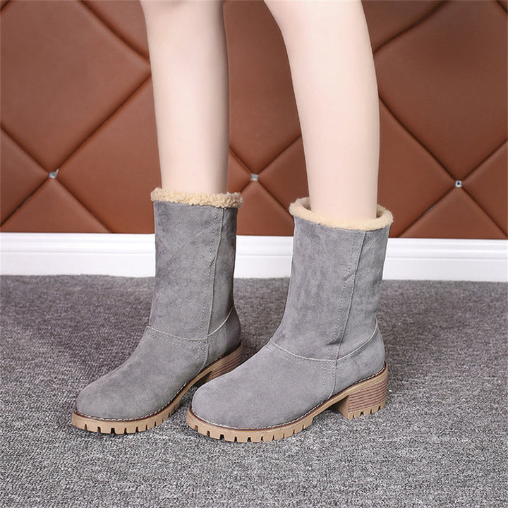 Violet | Fur-Lined Mid-Calf Winter Boots