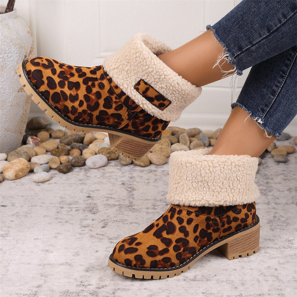 Violet | Fur-Lined Mid-Calf Winter Boots