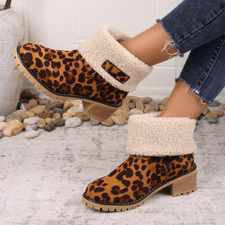 Violet | Fur-Lined Mid-Calf Winter Boots