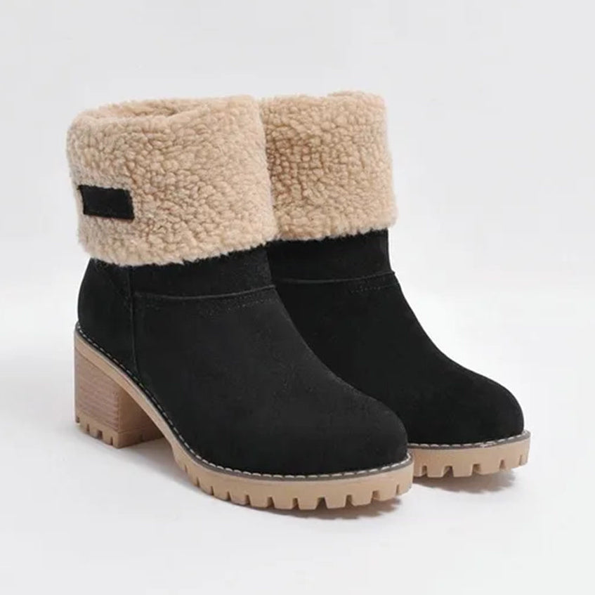Violet | Fur-Lined Mid-Calf Winter Boots