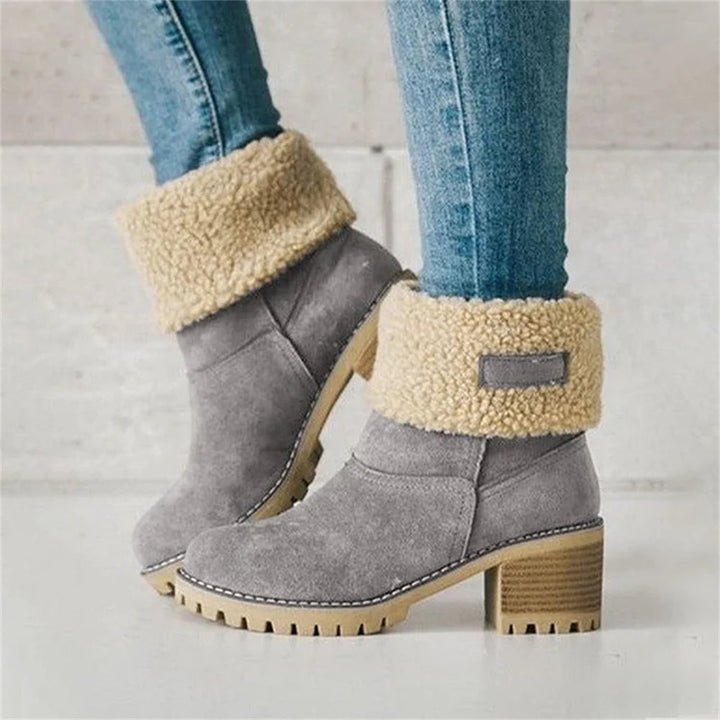 Violet | Fur-Lined Mid-Calf Winter Boots