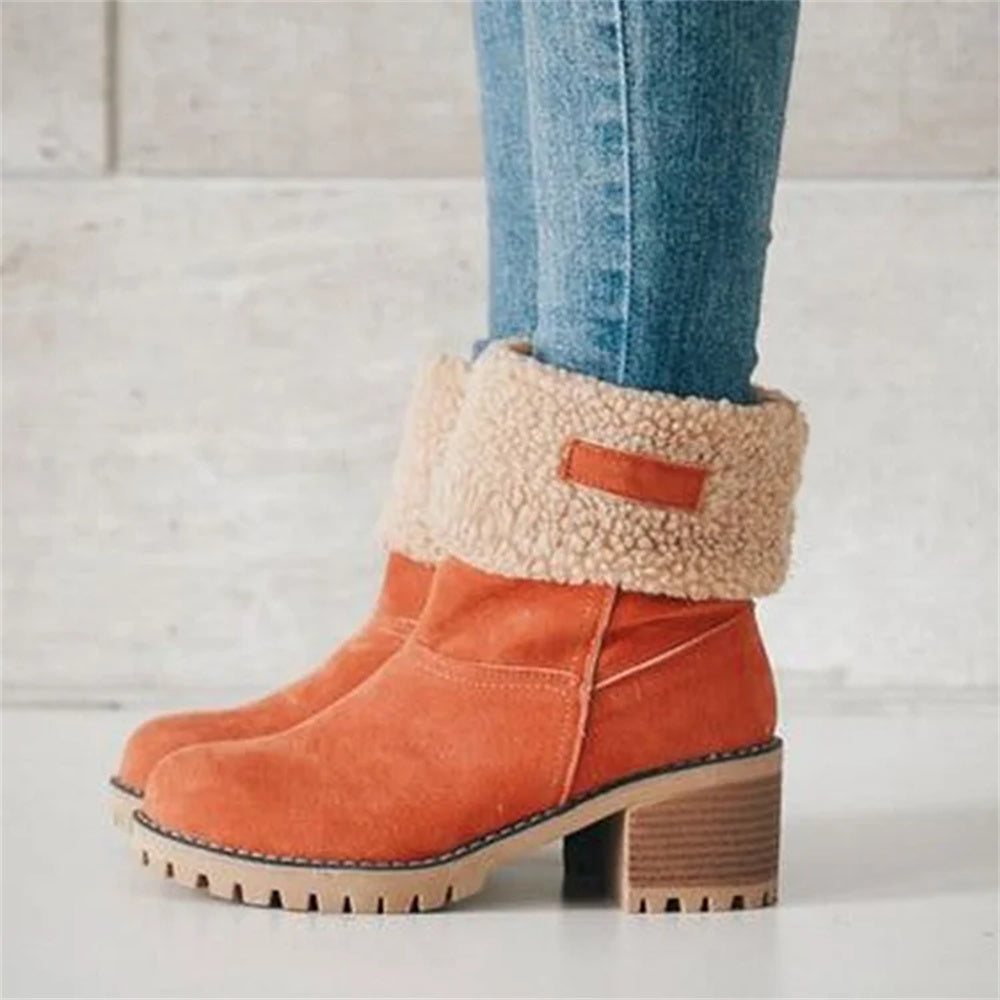 Violet | Fur-Lined Mid-Calf Winter Boots