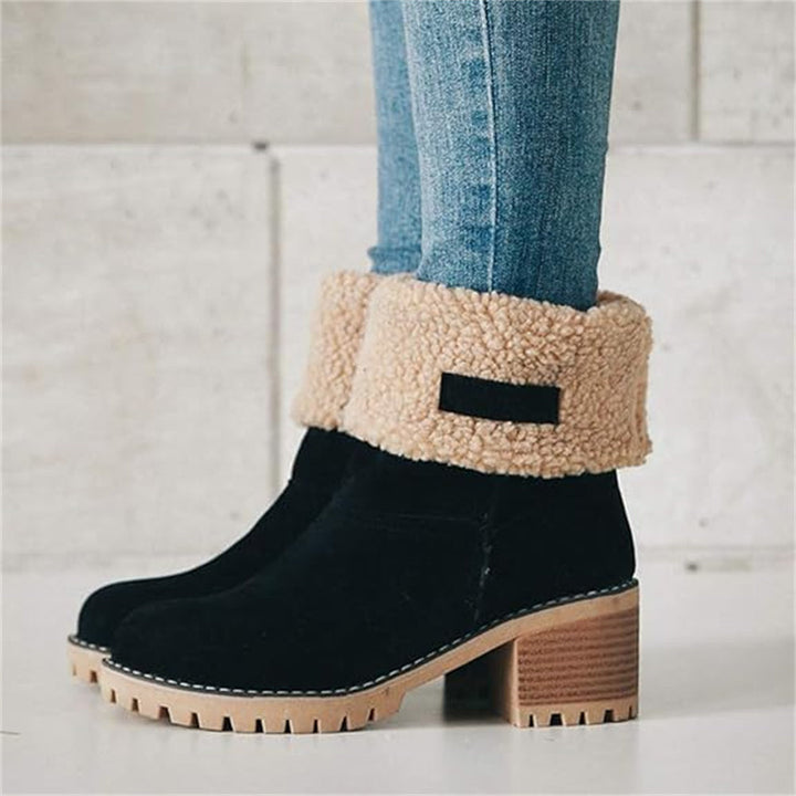 Violet | Fur-Lined Mid-Calf Winter Boots