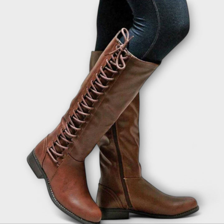 Angela | Tall Leather Boots