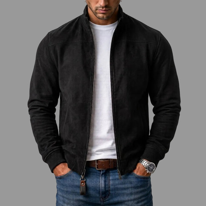 Corrado | Suede Bomber