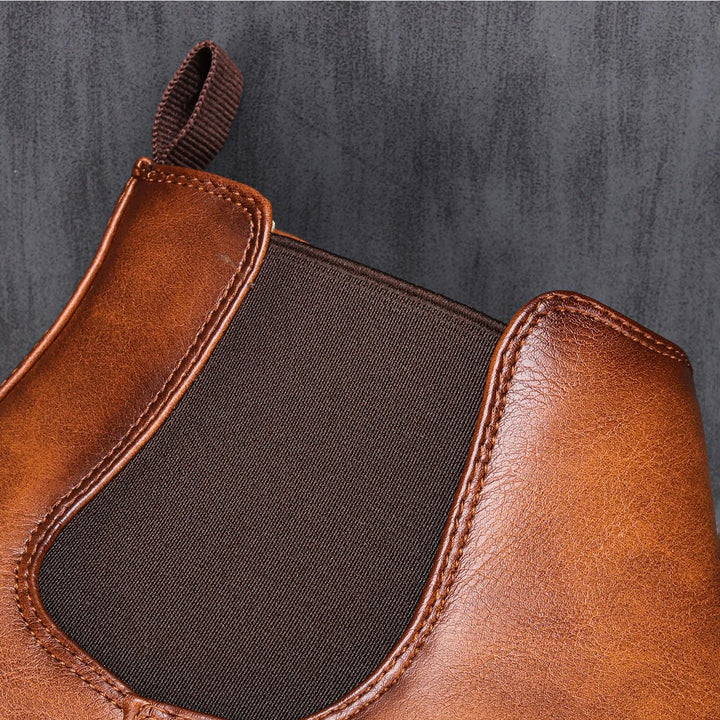 Brandon | Brown Classic Chelsea Boots