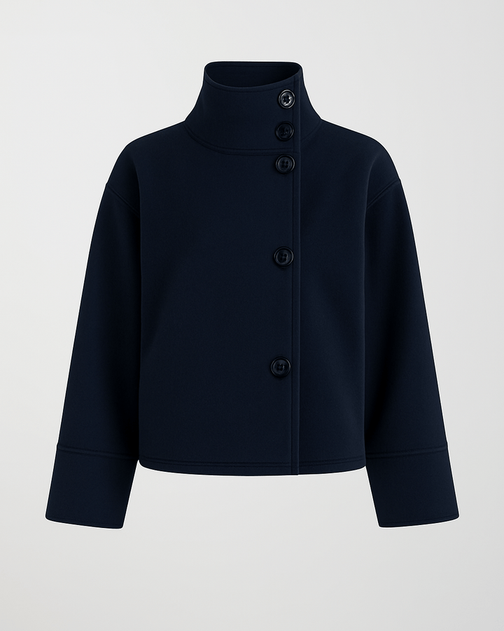 Camilla | High-Neck Button Jacket