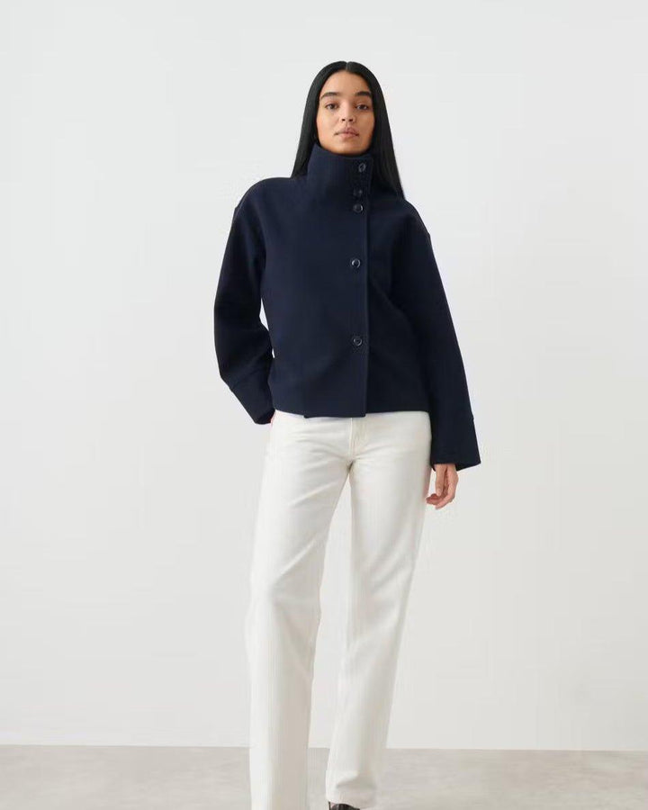 Camilla | High-Neck Button Jacket