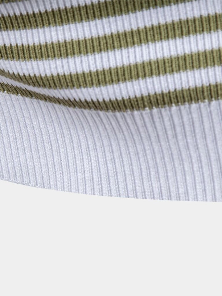 Carlton | Navy Striped Polo Shirt
