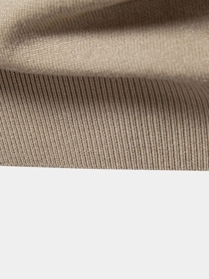 Caspar | Black and Tan Colour-Block Polo